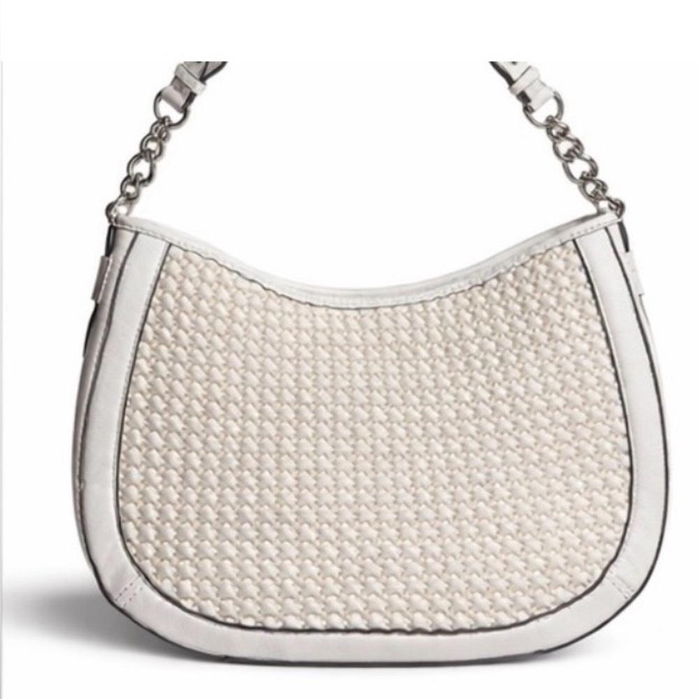 Simply Vera Vera Wang Ivory Woven Shoulder Bag